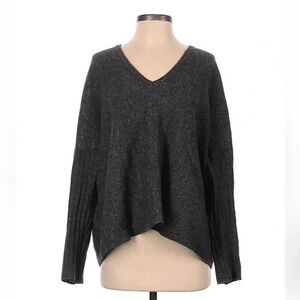 BCBGMAXAZRIA | Charcoal Grey Wool & Cashmere Blend Sweater Size S Small
